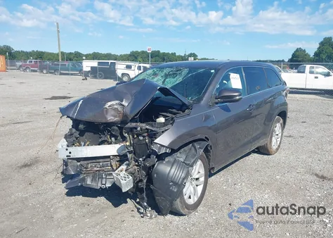 2016 Toyota Highlander Le from USA, damaged, VIN 5TDZARFH9GS022270